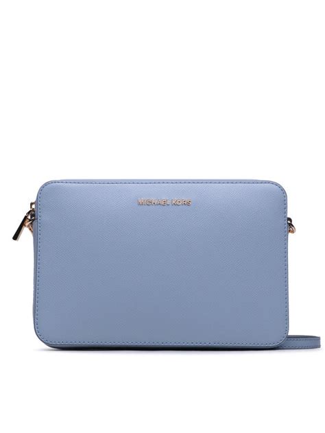 michael kors handtasche blau braun|michael kors jet set.